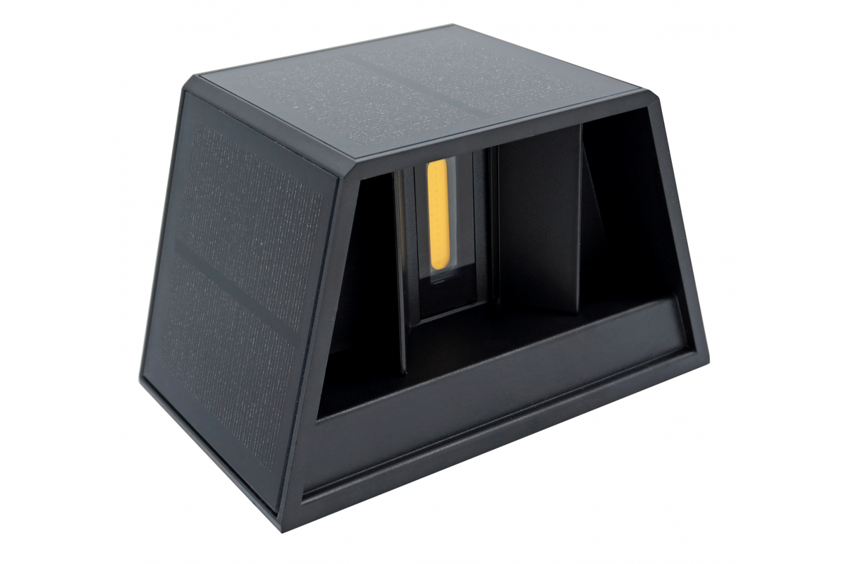 VULOS Solar Facade Luminaire, LED, 36lm, 4000K, 1500mAh